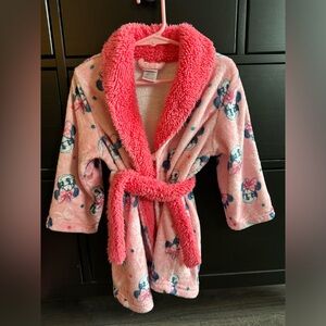 Minnie Mouse Pink Fleece Robe